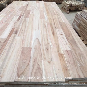 tablero de madera maciza hecho en Vietnam, de larga duración.